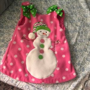 12M snowman dress